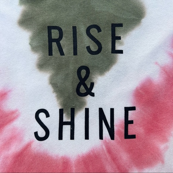 Aerie Pink Tie Dye Rise & Shine Oversized Sweatshirt - Picture 3 of 5